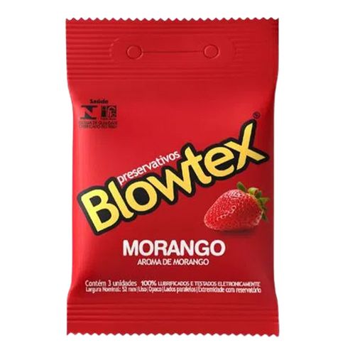 Preservativo Blowtex Skyn Morango 2 Unidades Preservativo Blowtex Skyn Morango 2 Unidades
