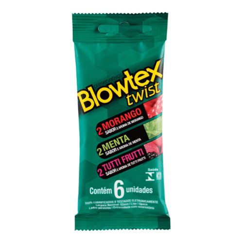 Preservativo Blowtex Twist 6 Unidades Preservativo Blowtex Twist 6 Unidades