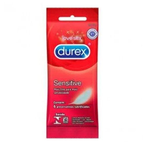 Preservativo Durex Sensitive C/6 Preservativo Durex Sensitive C/6
