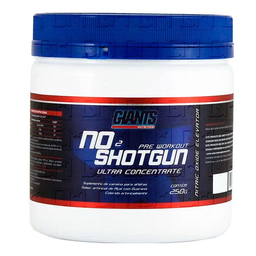 NO2 Shotgun Pré-Treino 250g Frutas Cítricas com Guaraná - Giants Nutrition NO2 Shotgun Pré-Treino 250g Frutas Cítricas com Guaraná - Giants Nutrition