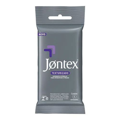 Preservativo Jontex Sensation Texturizado 6 Unidades Preservativo Jontex Sensation Texturizado 6 Unidades