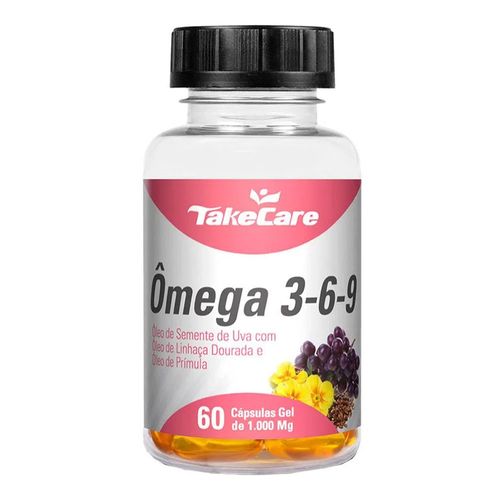 Ômega 3-6-9 - Take Care - 60 cápsulas de 1000mg Ômega 3-6-9 - Take Care - 60 cápsulas de 1000mg
