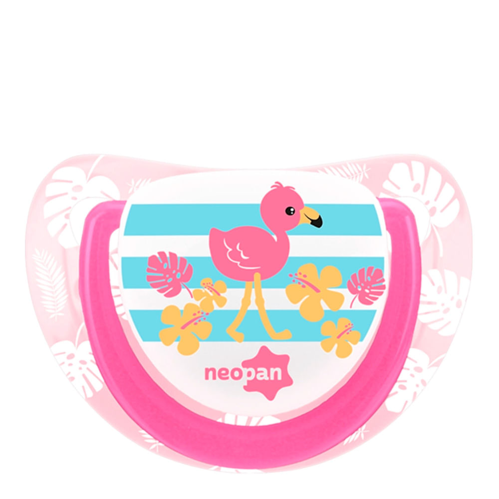 Brazil product data sample: Chupeta Neopan Flamingo N2 1 Unidade