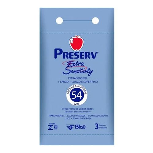 Preservativo Preserv Extra Sensitivity 3 Unidades