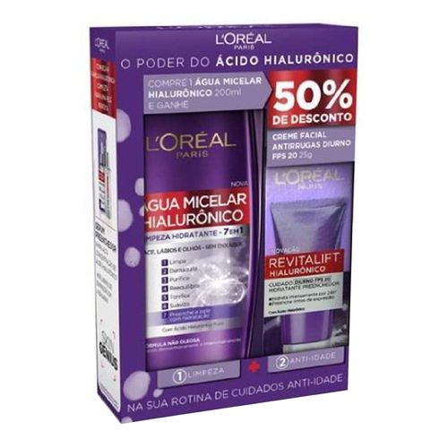 753602---Kit-Agua-Micelar-Hyalu-Loreal-200ml---Creme-Facial-Revitalift-20FPS-25g-1