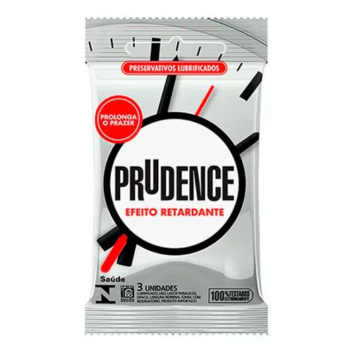 Preservativo Prudence Efeito Retardante 3 Unidades Preservativo Prudence Efeito Retardante 3 Unidades