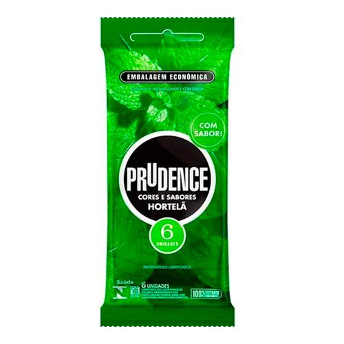 Preservativo Prudence Hortelã 6 Unidades Preservativo Prudence Hortelã 6 Unidades