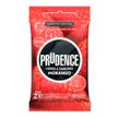 Preservativo Prudence Morango Lubrificado 3 Unidades