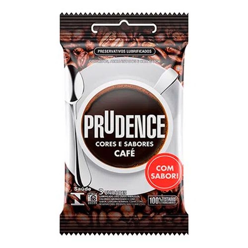 Preservativos Prudence Sabor Café 3 Unidades Preservativos Prudence Sabor Café 3 Unidades