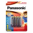 Pilha Alcalina Panasonic AAA 4 Unidades