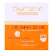 Pó Compacto Biomarine Oil Free Sun Marine FPS 50 Bege 12g