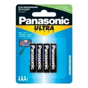 Pilha Comum Panasonic Palito AAA C/ 4 Unidades