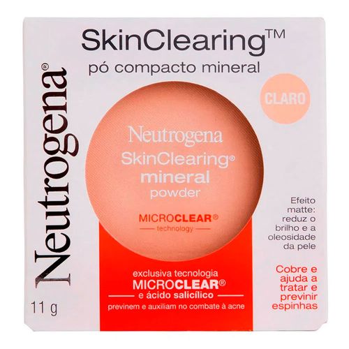 Pó Compacto Mineral Neutrogena Claro Pó Compacto Mineral Neutrogena Claro