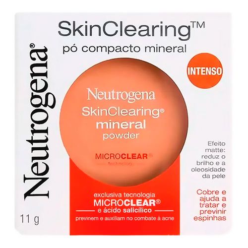 Pó Compacto Mineral Neutrogena SkinClearing Intenso Pó Compacto Mineral Neutrogena SkinClearing Intenso