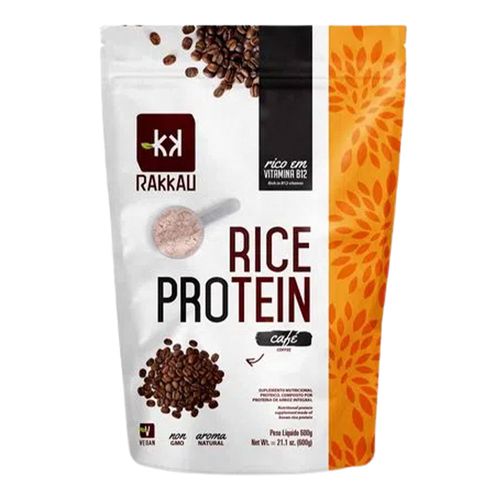Proteína Concentrada de Arroz Rice Protein Café - Rakkau - 600g Proteína Concentrada de Arroz Rice Protein Café - Rakkau - 600g