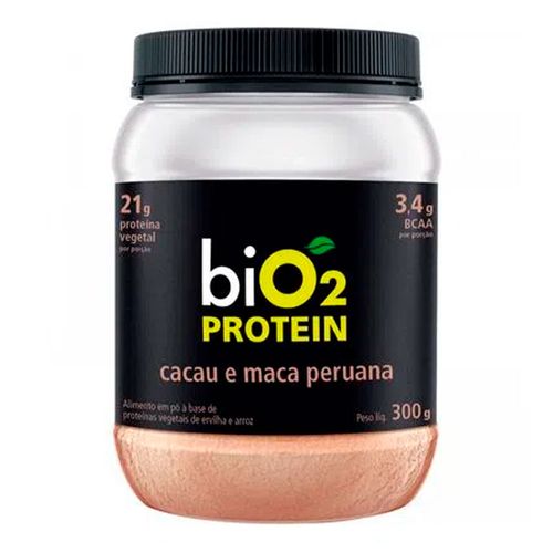 Proteína de Arroz e Ervilha Protein Cacau e Maca Peruana - Bio2 - 300g Proteína de Arroz e Ervilha Protein Cacau e Maca Peruana - Bio2 - 300g