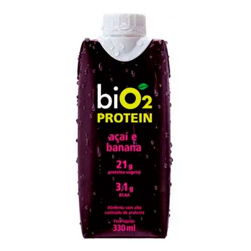 Proteína de Arroz e Ervilha Protein Shake Açaí e Banana - Bio2 - 330ml Proteína de Arroz e Ervilha Protein Shake Açaí e Banana - Bio2 - 330ml