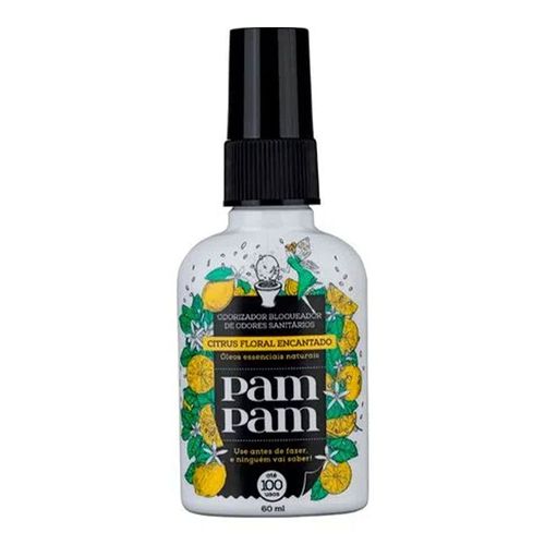Bloqueador de Odores Sanitários Pampam Citrus Floral 60ml