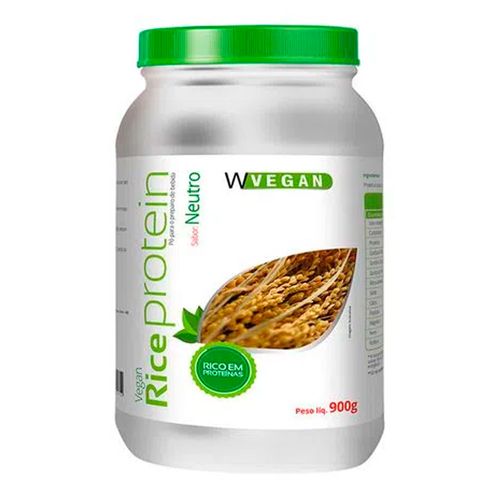 Proteína de Arroz Rice Protein sem Sabor - Wvegan - 900g Proteína de Arroz Rice Protein sem Sabor - Wvegan - 900g