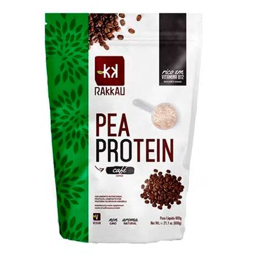 Proteína de Ervilha Amarela Pea Protein Café - Rakkau - 600g Proteína de Ervilha Amarela Pea Protein Café - Rakkau - 600g