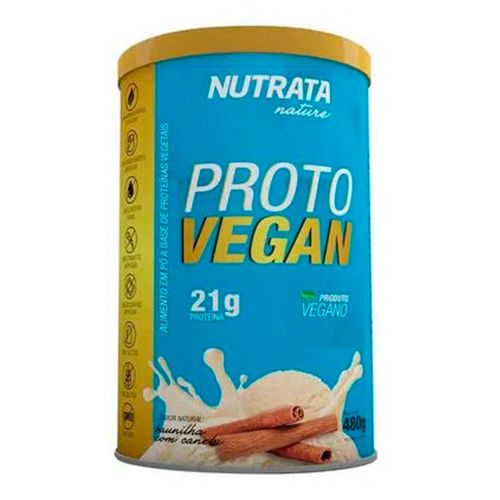 Proteina Vegetal Proto Vegan - Nutrata - 480g Proteina Vegetal Proto Vegan - Nutrata - 480g
