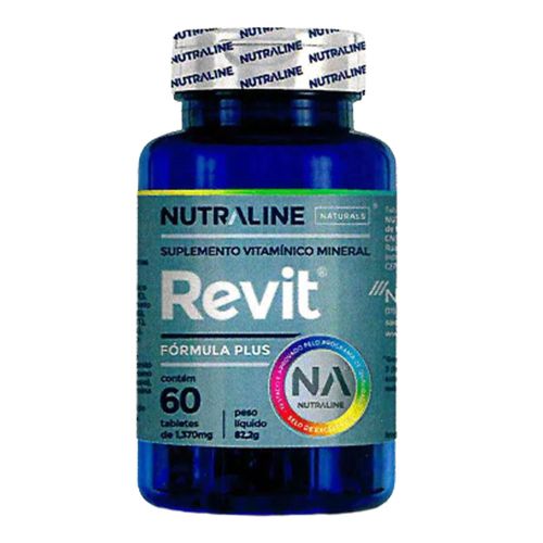 Polivitaminico Revit - Nutraline - 60 Tabletes de 1370mg Polivitaminico Revit - Nutraline - 60 Tabletes de 1370mg