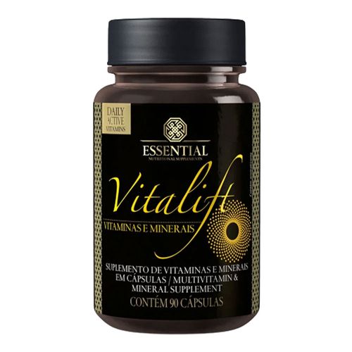 Polivitamínico Vitalift - Essential Nutrition - 90 Cápsulas de 780mg Polivitamínico Vitalift - Essential Nutrition - 90 Cápsulas de 780mg
