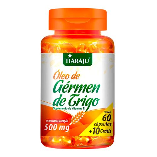 Óleo de Germen de Trigo - Tiaraju - 60+10 Cápsulas de 500mg Óleo de Germen de Trigo - Tiaraju - 60+10 Cápsulas de 500mg