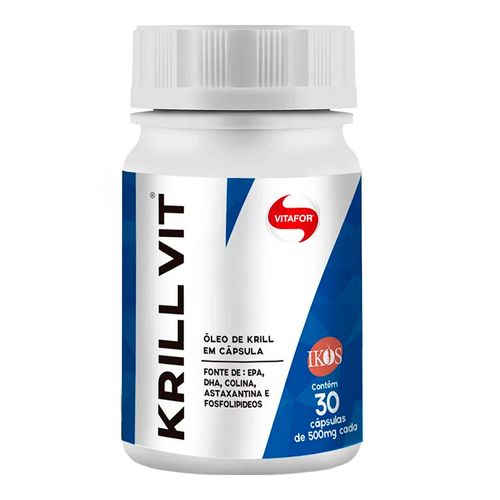 Óleo de Krill - Vitafor - 30 Cápsulas de 500mg Óleo de Krill - Vitafor - 30 Cápsulas de 500mg