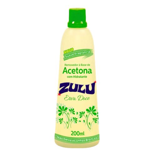 Removedor de Esmalte Zulu Erva Doce 200ml Removedor de Esmalte Zulu Erva Doce 200ml