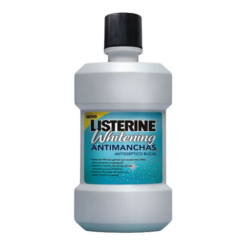 Enxaguante Bucal Listerine Whitening Anti-Mancha 500ml + 250ml