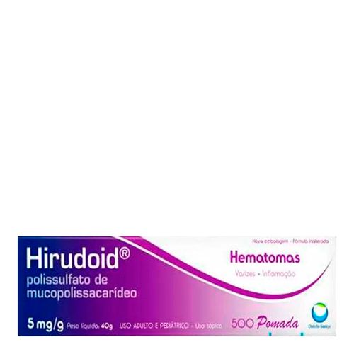 Analgésico E Anti-Inflamatório Hirudoid 5Mg/G Pomada 40G