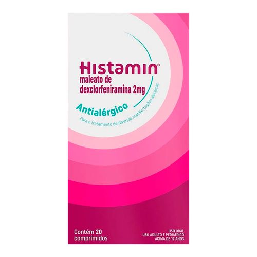 Histamin 2mg Neo Química 20 Comprimidos