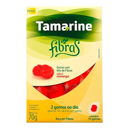 Tamarine Fibras Sabor Morango 14 Gomas Tamarine Fibras Sabor Morango 14 Gomas