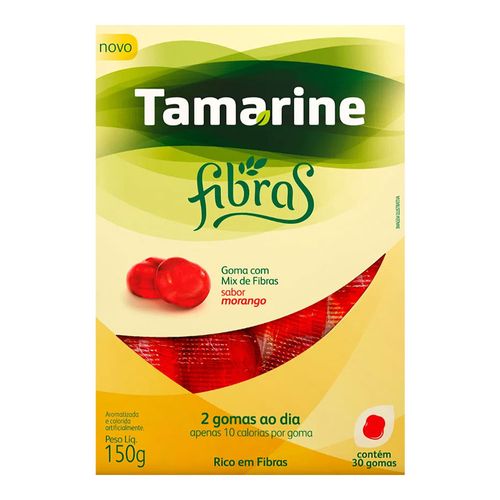 Tamarine Fibras Sabor Morango 30 Gomas Tamarine Fibras Sabor Morango 30 Gomas
