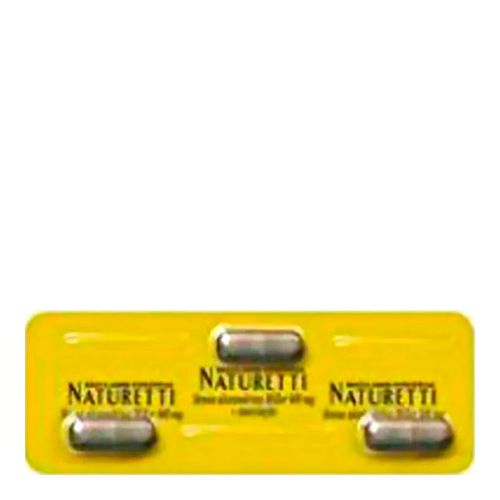 Laxante Fitoterápico Naturetti 3 Cápsulas Laxante Fitoterápico Naturetti 3 Cápsulas