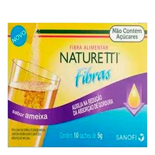 Laxante Fitoterápico Naturetti Fibras 10 Sachês com 5g