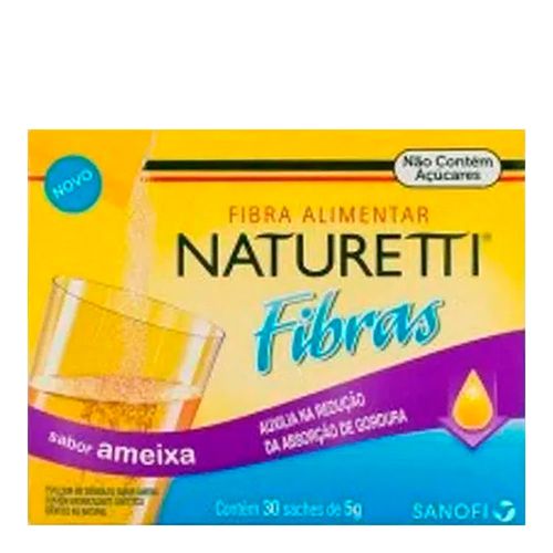 Laxante Fitoterápico Naturetti Fibras 30 Sachês com 5g Laxante Fitoterápico Naturetti Fibras 30 Sachês com 5g
