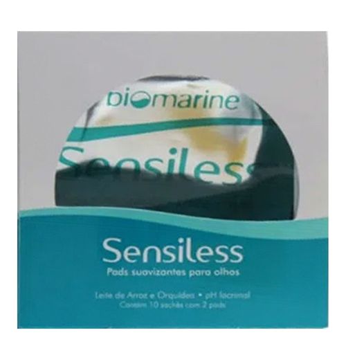 Pads Suavizante para Olhos Biomarine Sensiless 10 Sachês