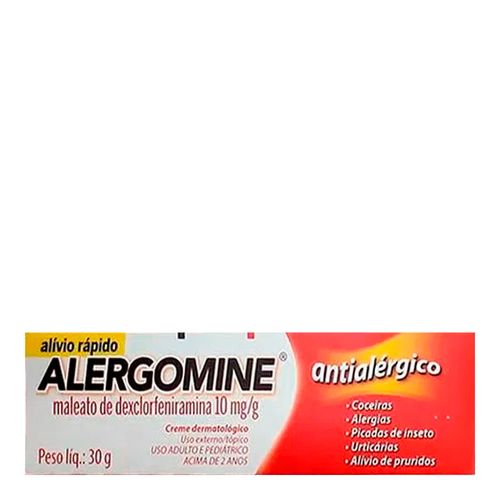 Maleato De Dexclorfeniramina 10mg/G Teuto 30g Creme Maleato De Dexclorfeniramina 10mg/G Teuto 30g Creme