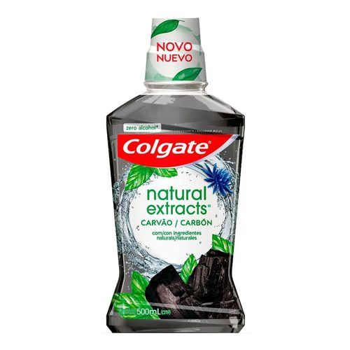 Enxaguante Bucal Colgate Natural Extracts Carvão 500ml Enxaguante Bucal Colgate Natural Extracts Carvão 500ml