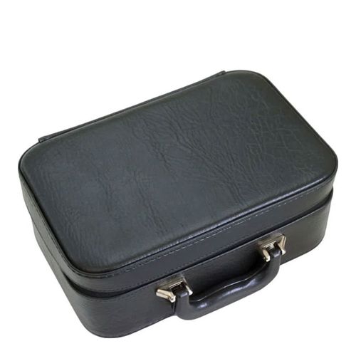 Maleta Branca De Onça Com Zíper Lkl Maleta Branca De Onça Com Zíper Lkl