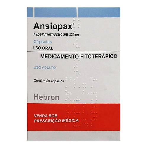 Ansiopax Aspen 20 Cápsulas Ansiopax Aspen 20 Cápsulas