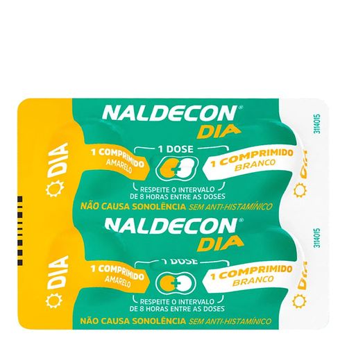 Antigripal Naldecon Dia Blister 4 Comprimidos