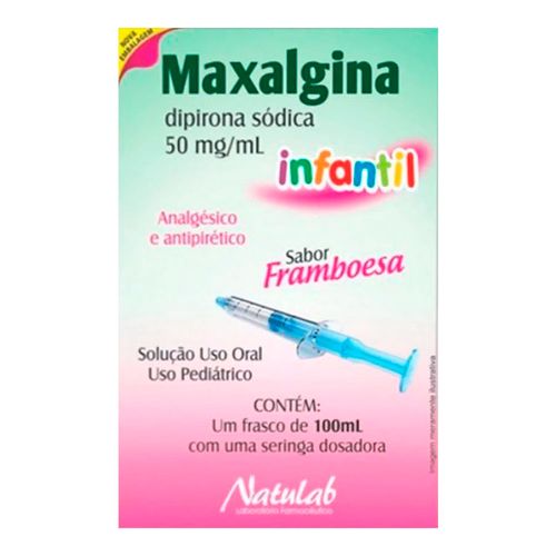 Maxalgina 50mg/ml Solução Oral Natulab 100ml + Seringa Dosadora Maxalgina 50mg/ml Solução Oral Natulab 100ml + Seringa Dosadora