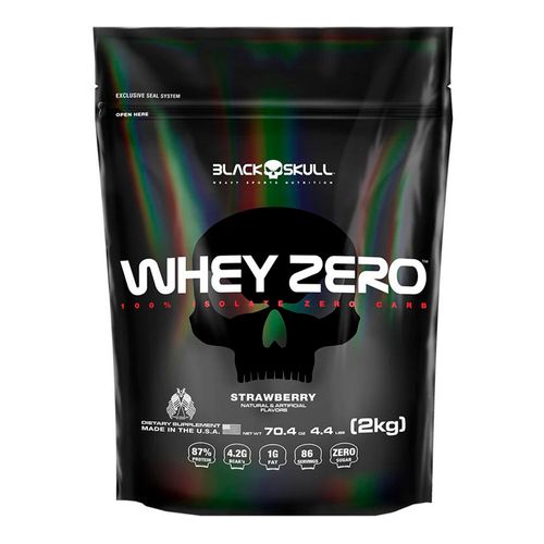 Whey Zero 2kg Refil - Black Skull Whey Zero 2kg Refil - Black Skull