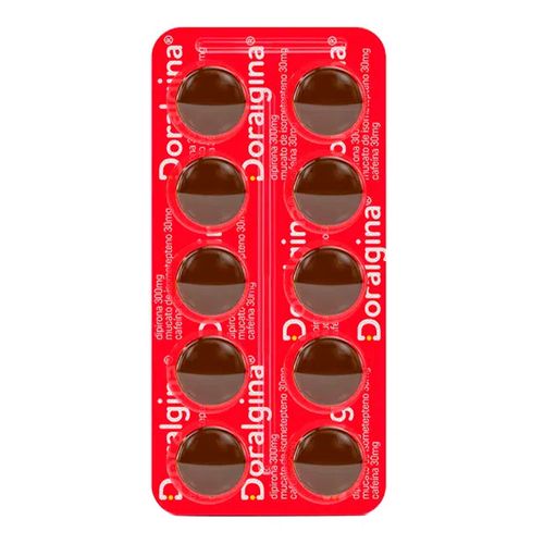 Doralgina Neo Química 10 Drágeas Doralgina Neo Química 10 Drágeas