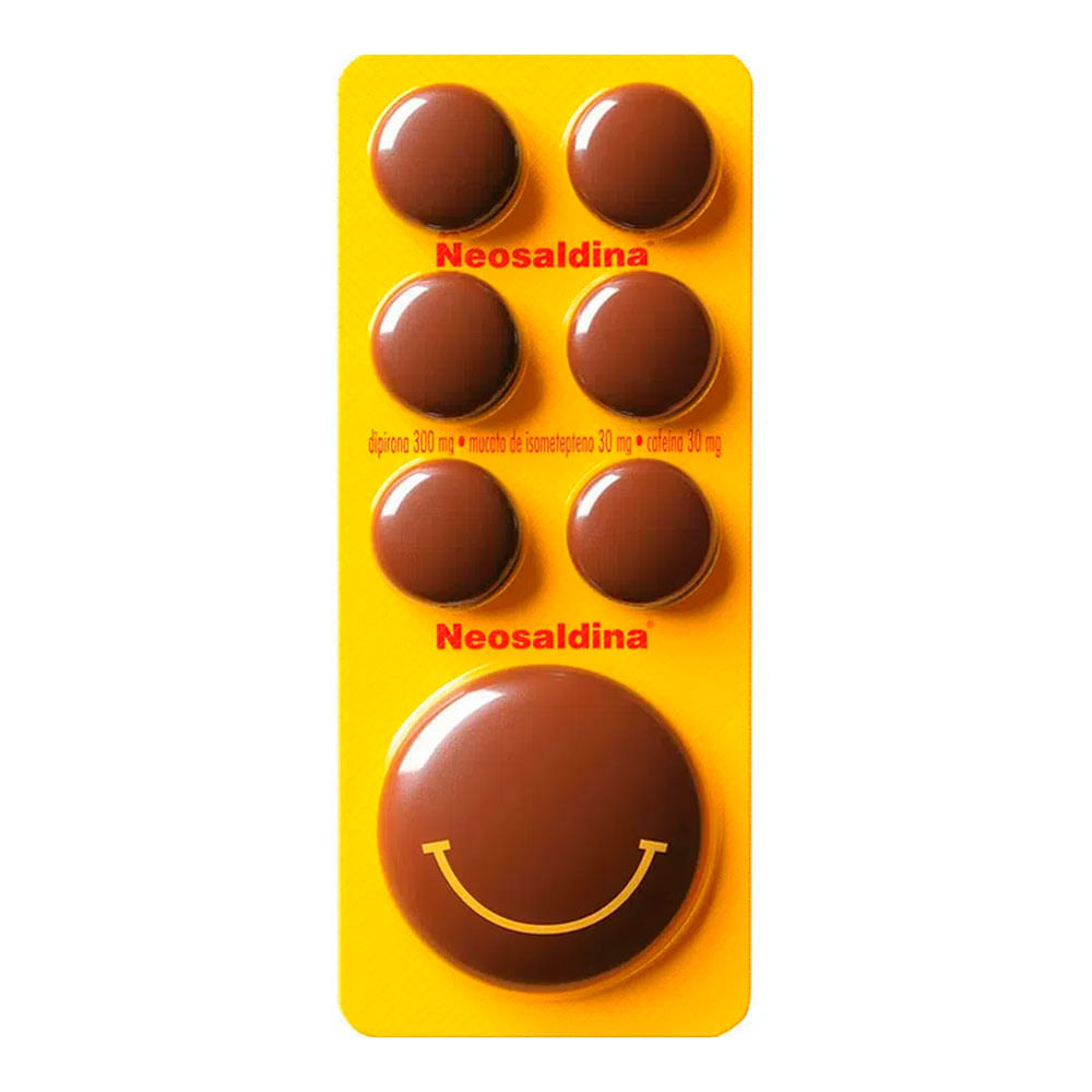 Analgésico, Antitérmico e Anti-inflamatório Neosaldina 30mg + 300mg + 30mg 6 Drágeas