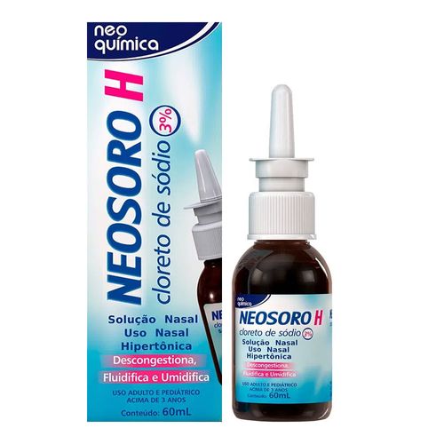 Neosoro H Solução Nasal 30mg Neo Química 60ml Neosoro H Solução Nasal 30mg Neo Química 60ml