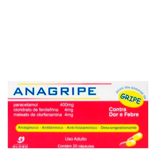 Anagripe Logg 20 Comprimidos Anagripe Logg 20 Comprimidos